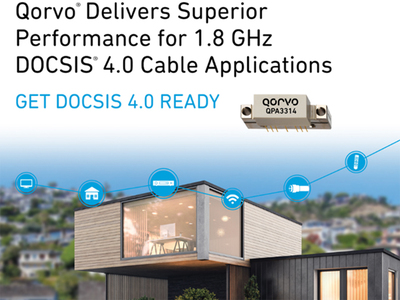 Qorvo為1.8 GHz DOCSIS 4.0線纜應用帶來出眾性能的混合設備