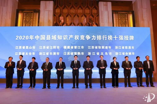 2020年中國縣域知識產(chǎn)權(quán)競爭力百強(qiáng)報(bào)告發(fā)布，昆山蟬聯(lián)第一，知識產(chǎn)權(quán)服務(wù)成關(guān)鍵引擎